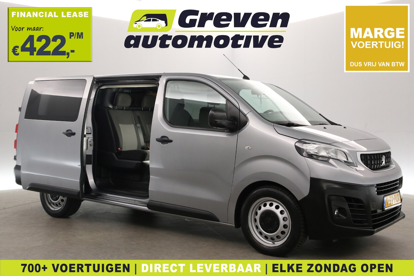 Peugeot Expert - 2.0 BlueHDI L3H1 | MARGE | Dubbele Cabine | Airco | Cruise | Carplay | Trekhaak - AutoWereld.nl