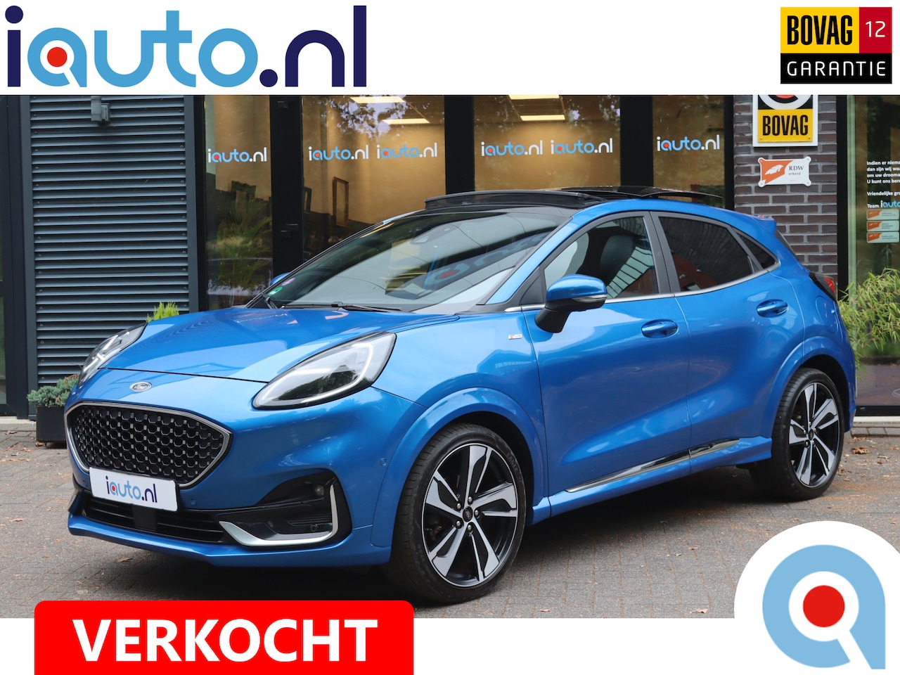 Ford Puma - 1.0 155PK Hybrid ST-Line Vignale Pano/Leder/B&O/Keyless/Camera/Winter/ACC/ECC/19"/Trekhaak - AutoWereld.nl