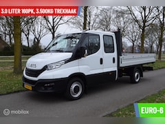 Iveco Daily - 35S16D 3.0 160PK EURO-6 | Open Laadbak | 7-persoons Pick-UP | Dubbele Cabine