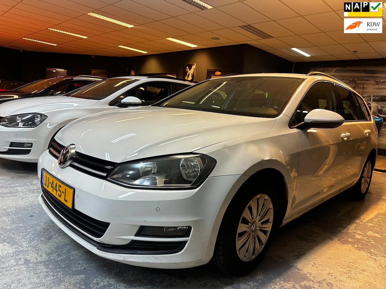 Volkswagen Golf Variant - 1.6 TDI BlueMotion DSG CARPALY Navi Parkeersensoren 1eigenaar NAP - AutoWereld.nl