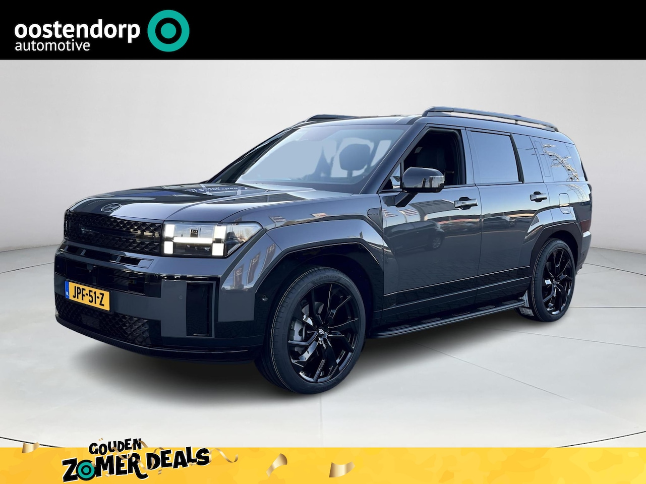Hyundai Santa Fe - 1.6 T-GDI PHEV Black Line 4WD 7p | UNIEK | Trekhaak | 21" Black velgenset | Treeplanken Bl - AutoWereld.nl