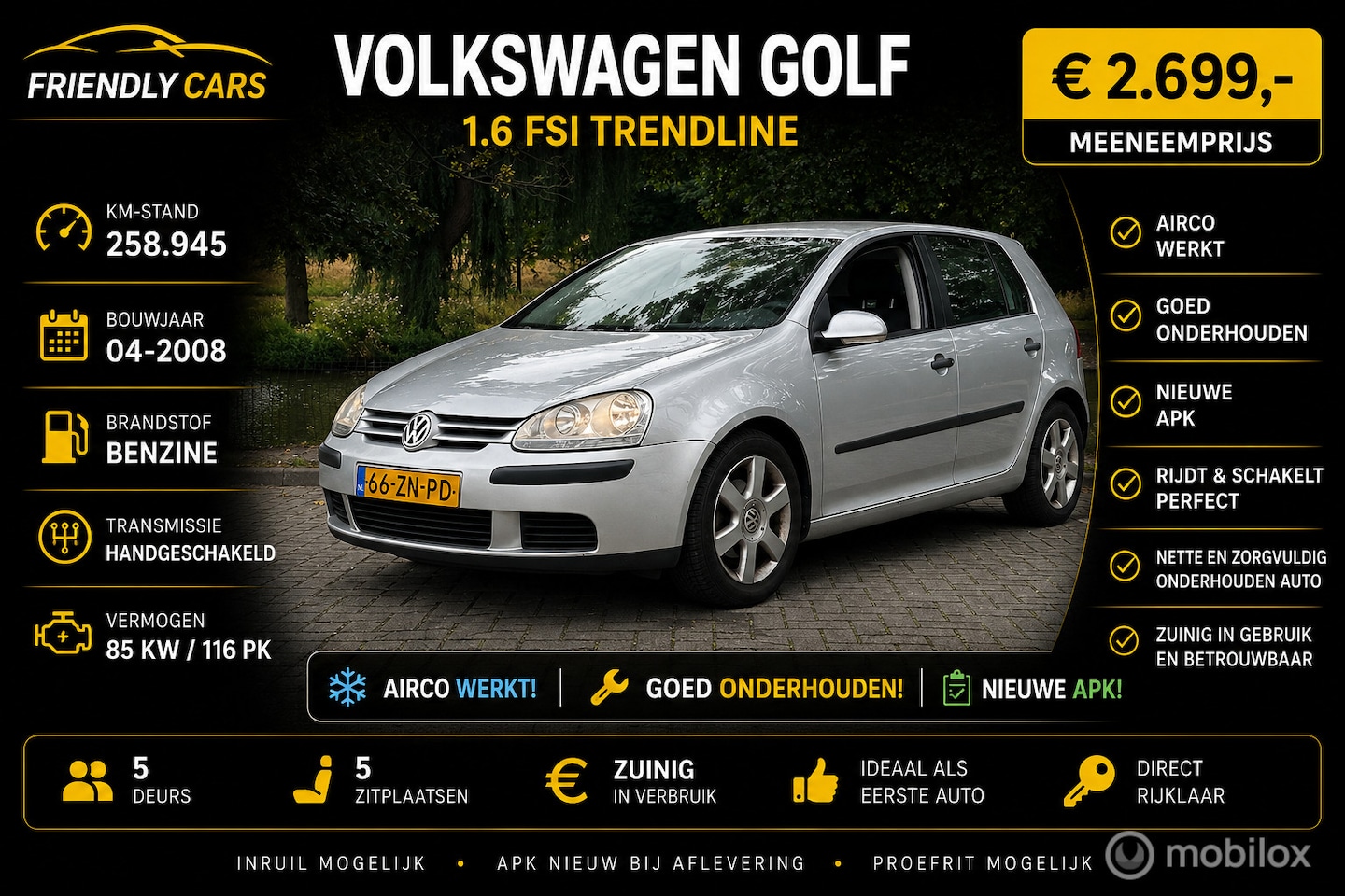 Volkswagen Golf - 1.6 Trendline 1.6 Trendline - AutoWereld.nl