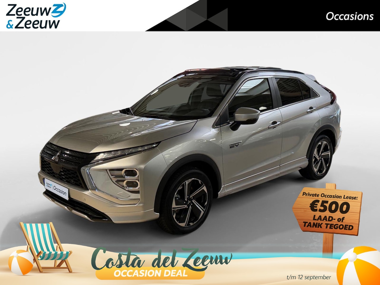 Mitsubishi Eclipse Cross - 2.4 PHEV Instyle | Schuif-/ kanteldak | Achteruitrijcamera | Parkeersensoren voor & achter - AutoWereld.nl