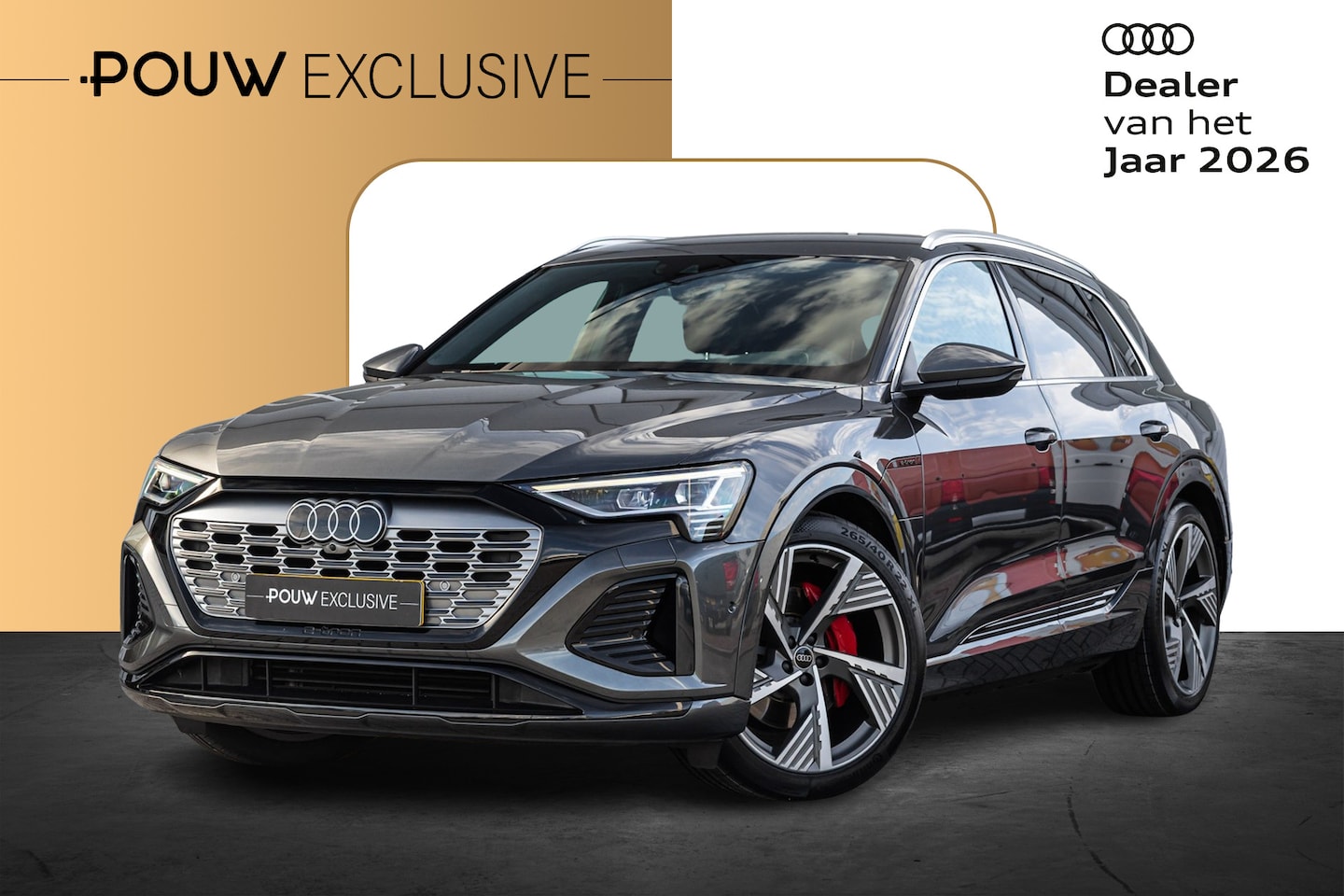Audi Q8 e-tron - 55 408pk quattro S edition 115 kWh | 22'' velgen | Luchtvering | Apple Carplay/Android Aut - AutoWereld.nl