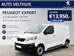 Peugeot Expert - 231S GB 2.0 BlueHDi 120pk 3-pers. *trekhaak, betimmering