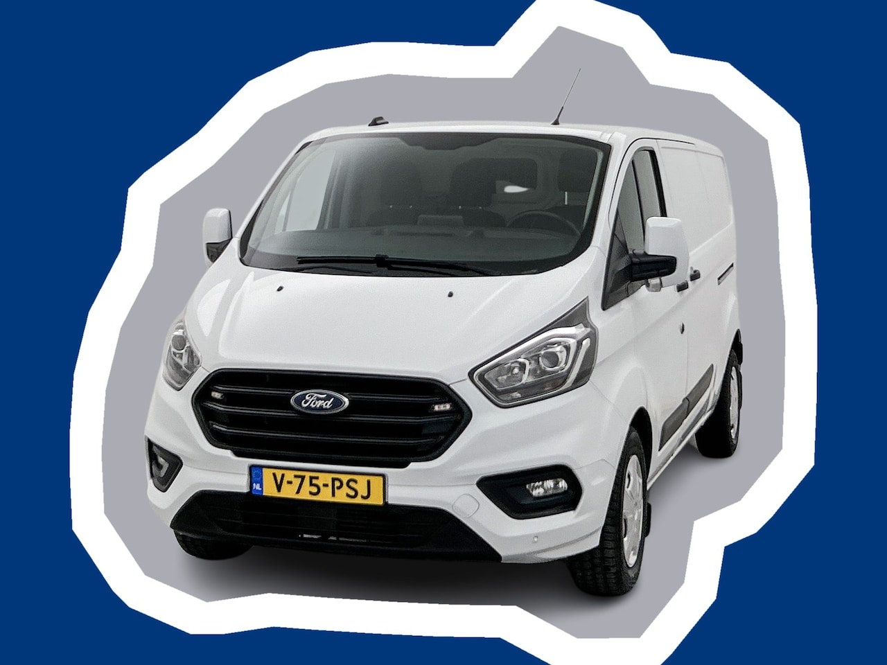 Ford Transit Custom - 340 2.0 TDCI L2H1 Schuifdeur L+R Navigatie Trekhaak Cruise control Stoelverwarming - AutoWereld.nl