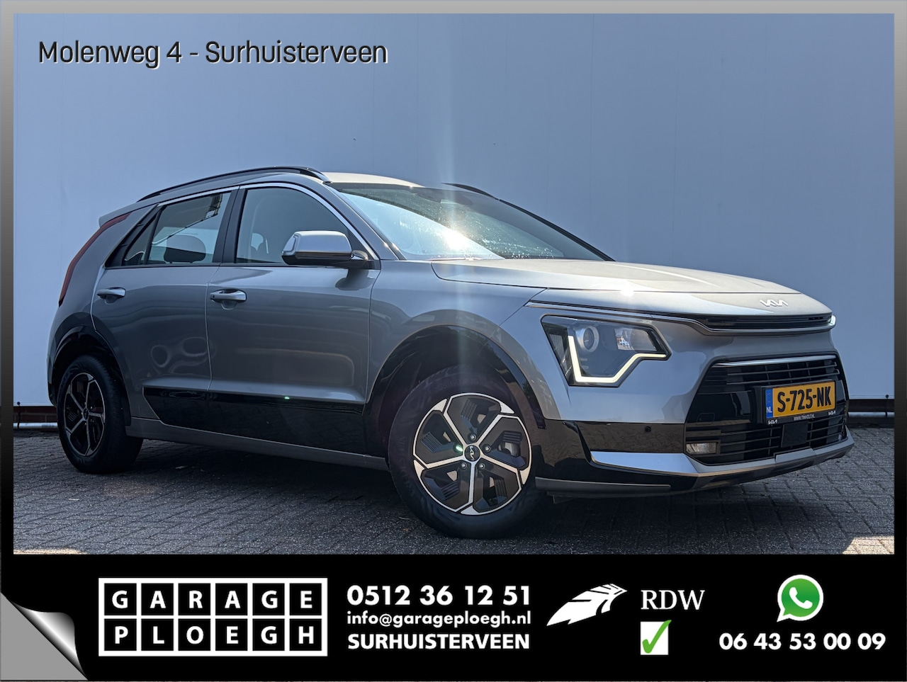 Kia Niro - 1.6 190pk PHEV DynamicLine Trekhaak Carplay Adap.Cruise Orig.NL Voll.Onderhouden! - AutoWereld.nl