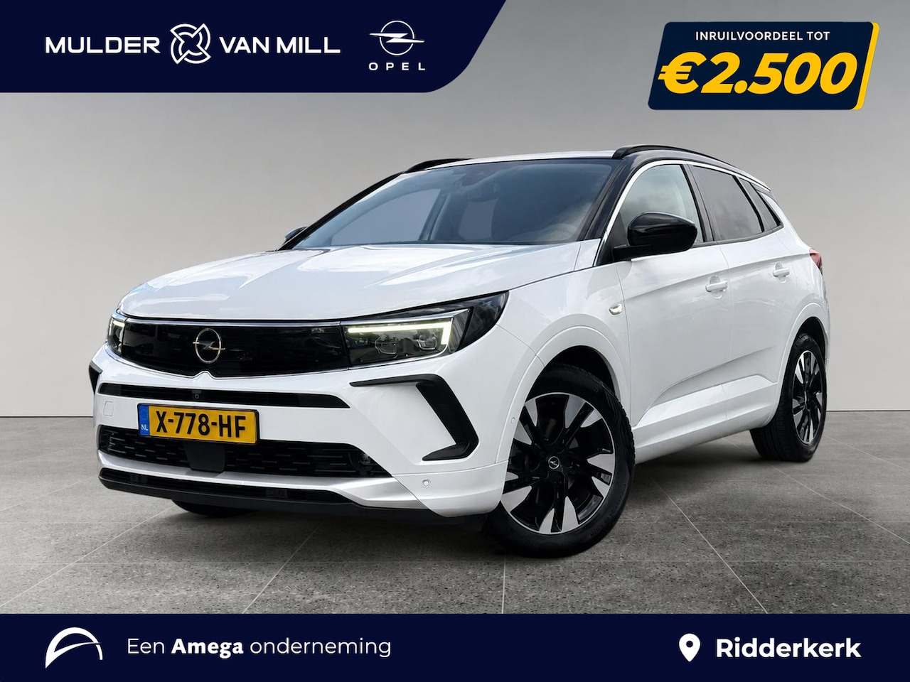 Opel Grandland - Ultimate 1.2 Turbo 130pk EAT8 | ALCANTARA/LEDER | TREKHAAK | MATRIX LED | TWO-TONE! | 360° - AutoWereld.nl