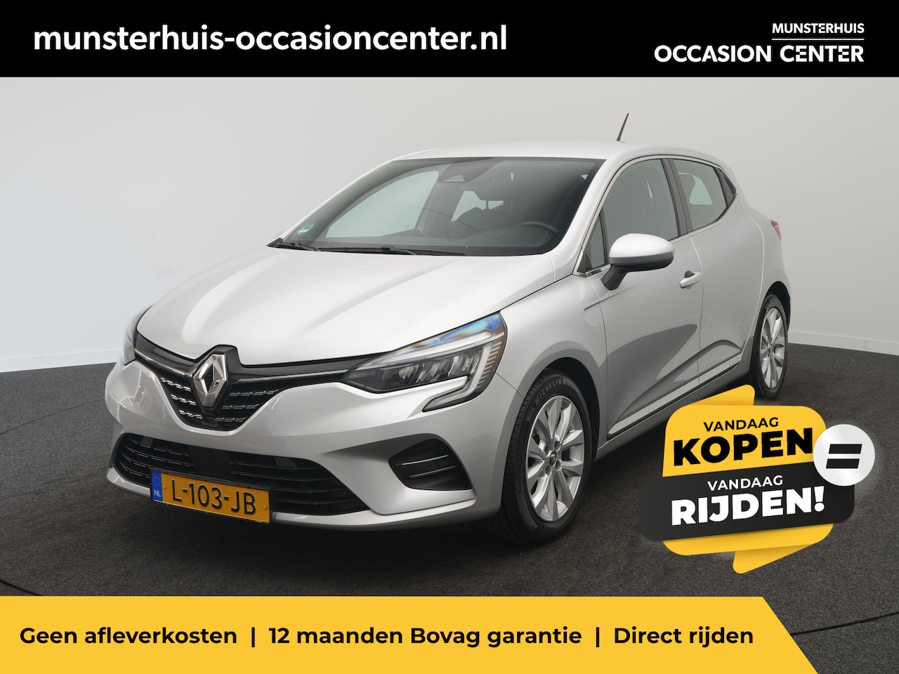 Renault Clio - 1.0 TCe Intens - RIJKLAARPRIJS - Cruise Control - Dealeronderhouden - AutoWereld.nl