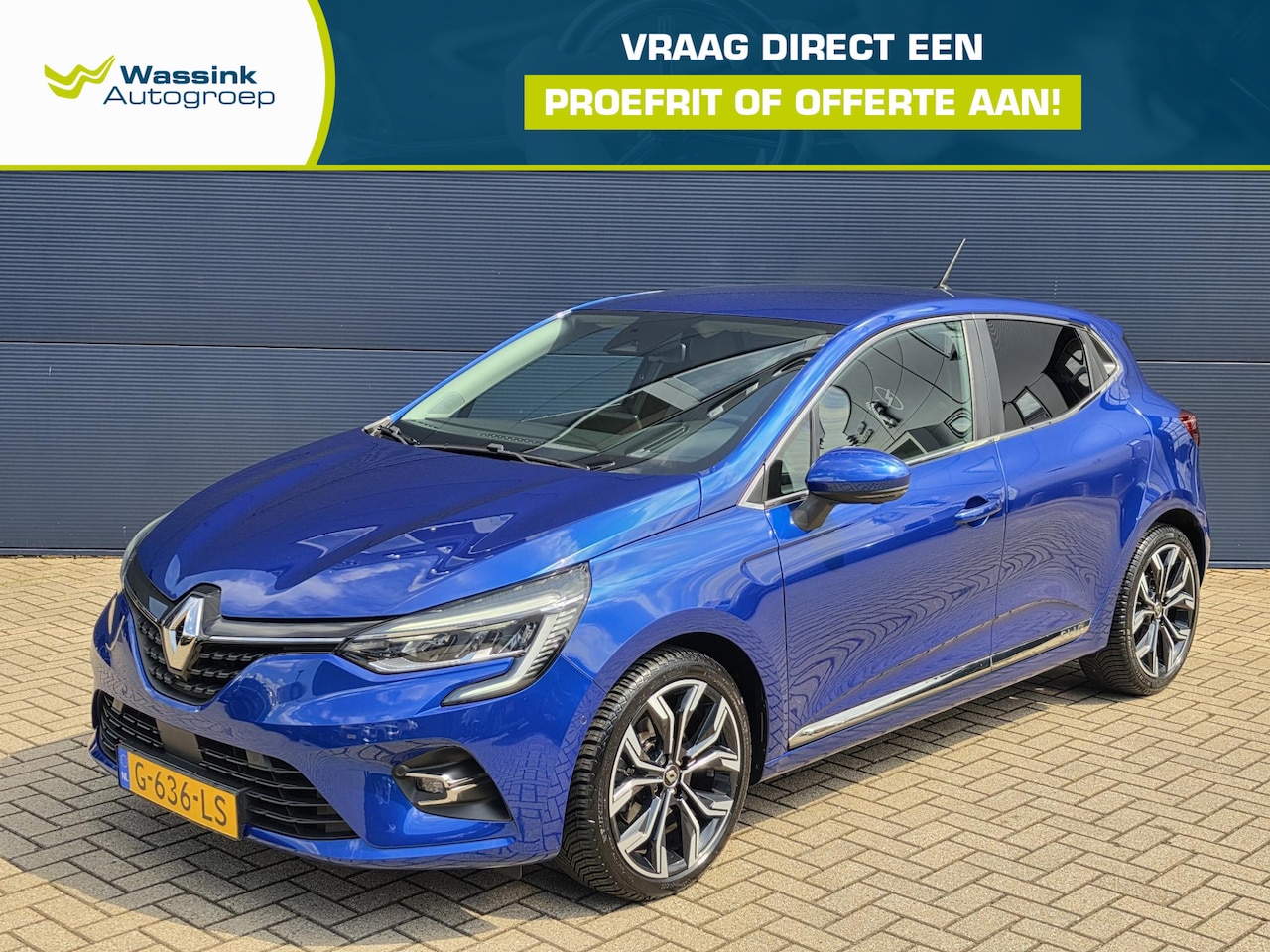 Renault Clio - 1.3 TCe Intens Automaat | 360 Graden Camera | Keyless Entry+Start | Navigatie | Apple Carp - AutoWereld.nl