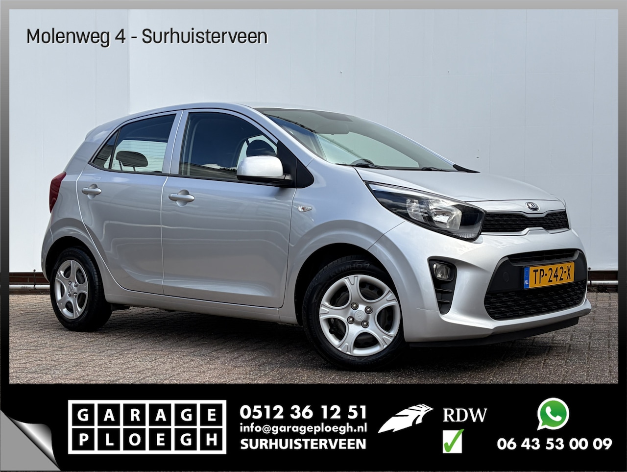 Kia Picanto - 1.0 CVVT EconomyPlusLine 5-Deurs Airco Elek.Pakket 1e Eigenaar Orig.NL 5560KM! - AutoWereld.nl