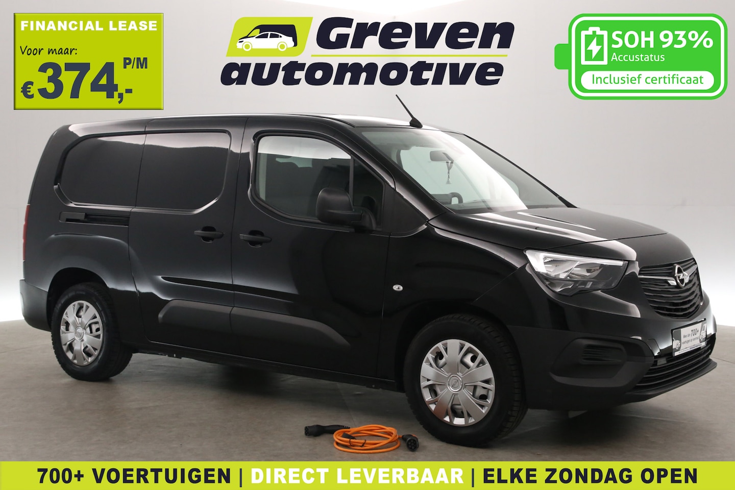 Citroën ë-Berlingo - Opel e-Combo 50 kWh L2 | Snelladen | SOH 93% | 3 Zits | Airco | Cruise | Carplay | Navi | - AutoWereld.nl