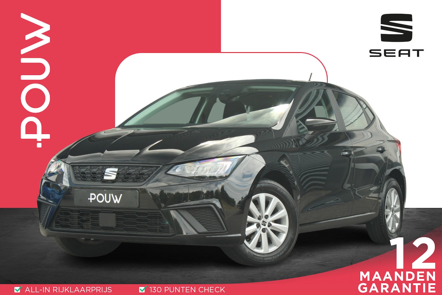 SEAT Ibiza - 1.0 EcoTSI 95pk Style | Cruise Control | Apple CarPlay / Android Auto | Airco | Parkeersen - AutoWereld.nl