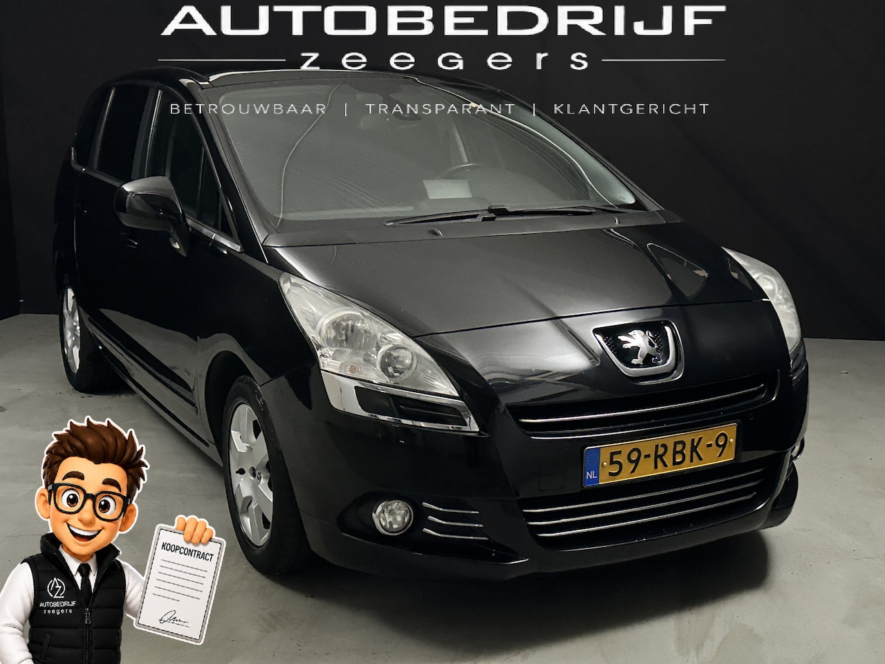 Peugeot 5008 - 1.6 VTi Blue Lease 7 Persoons *Pano*AC*Navi*NAP* - AutoWereld.nl