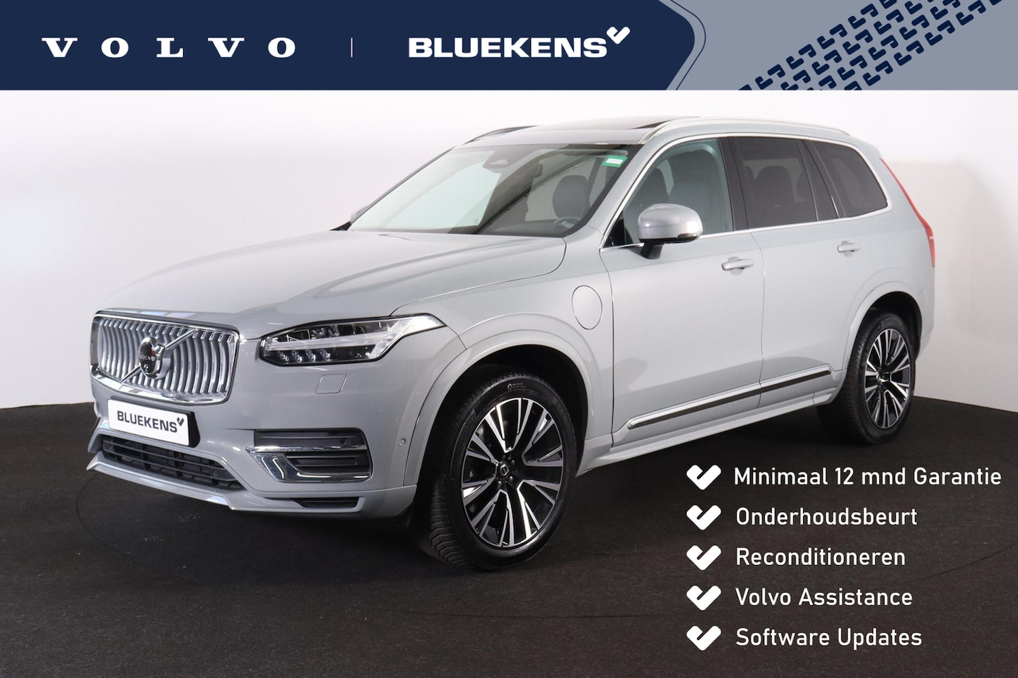 Volvo XC90 - T8 Recharge AWD Core Bright - Panorama/schuifdak - IntelliSafe Assist & Surround - 360º Ca - AutoWereld.nl