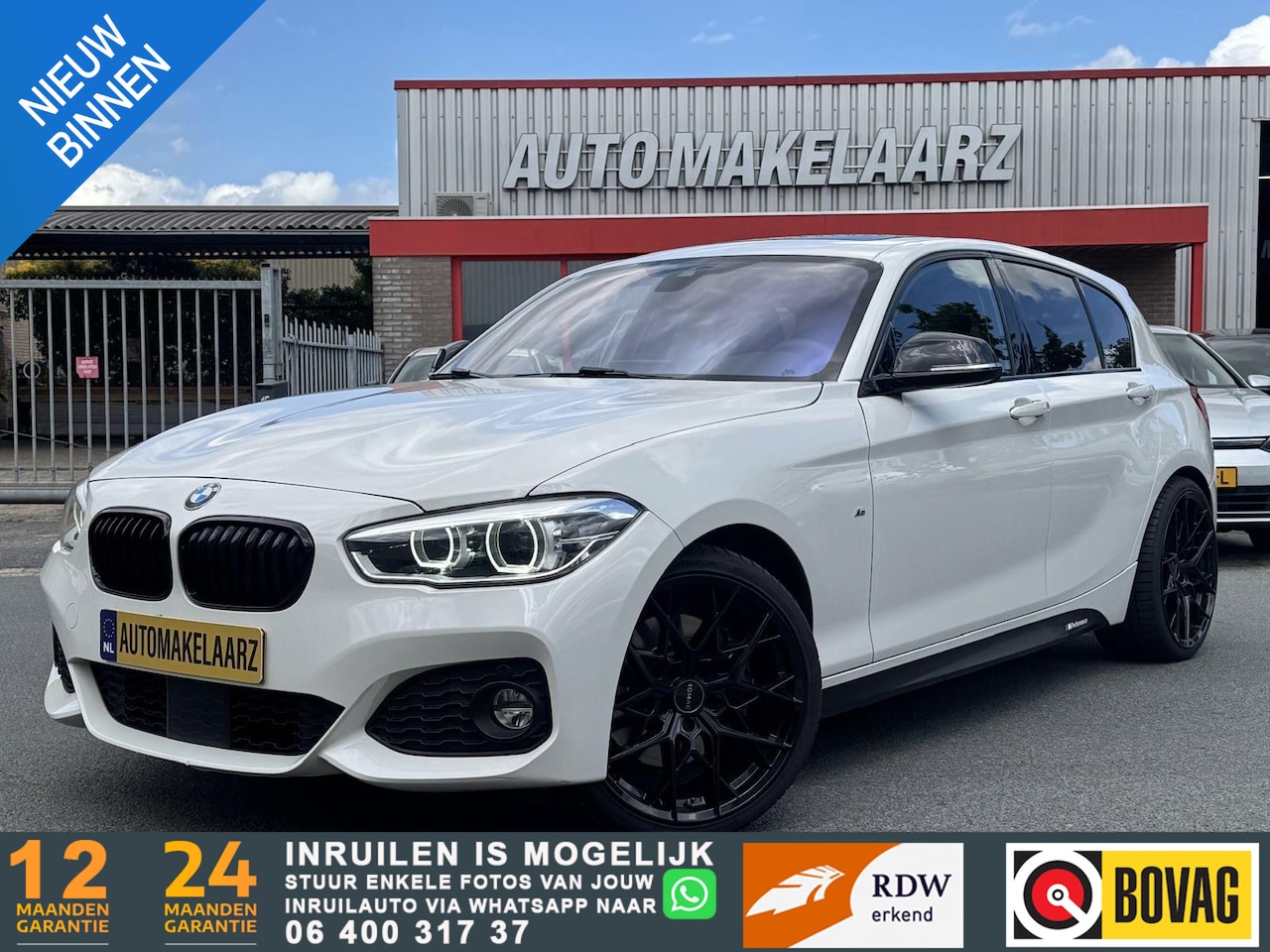BMW 1-serie - 118i M SPORT ACC SCHUIFDAK 100% DEALER ONDERHOUD - AutoWereld.nl