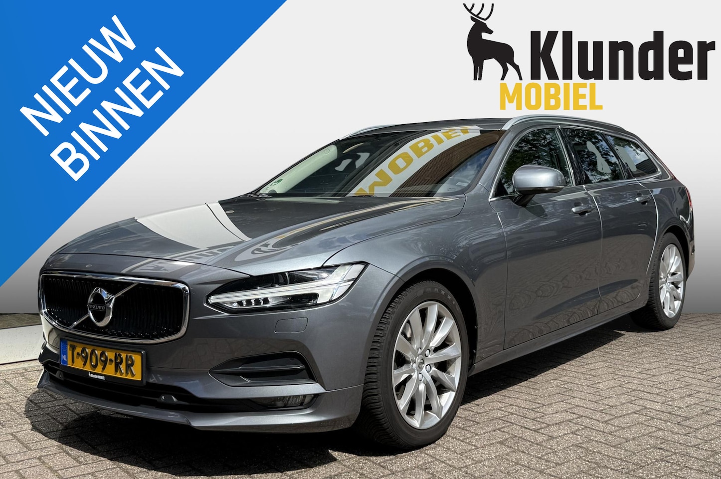 Volvo V90 - 2.0 T5 Momentum Pro |Leder|Trekhaak|Adapt.Cruise| - AutoWereld.nl