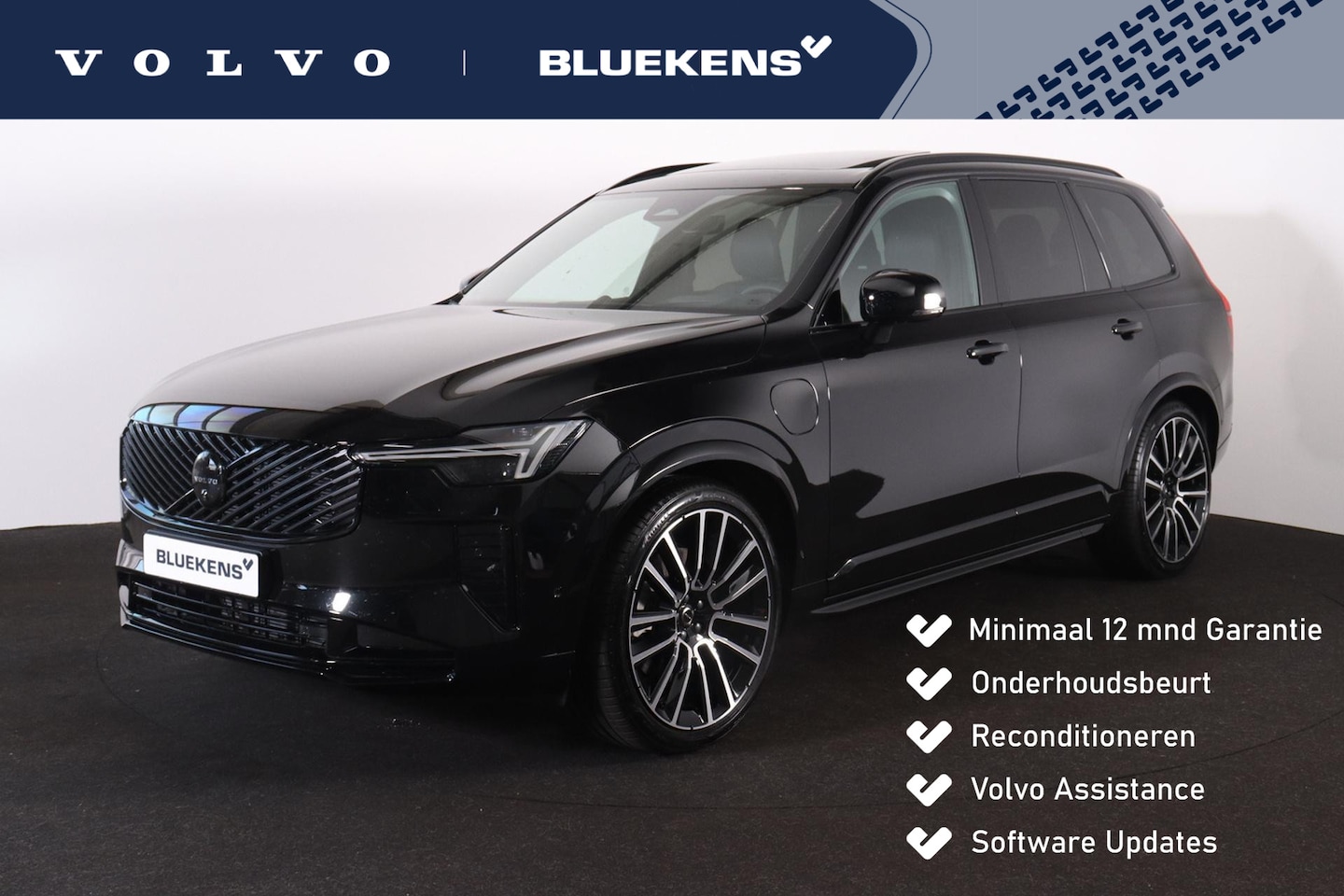 Volvo XC90 - T8 Recharge AWD Ultra Black Edition - Luchtvering - Panorama/schuifdak - IntelliSafe Assis - AutoWereld.nl