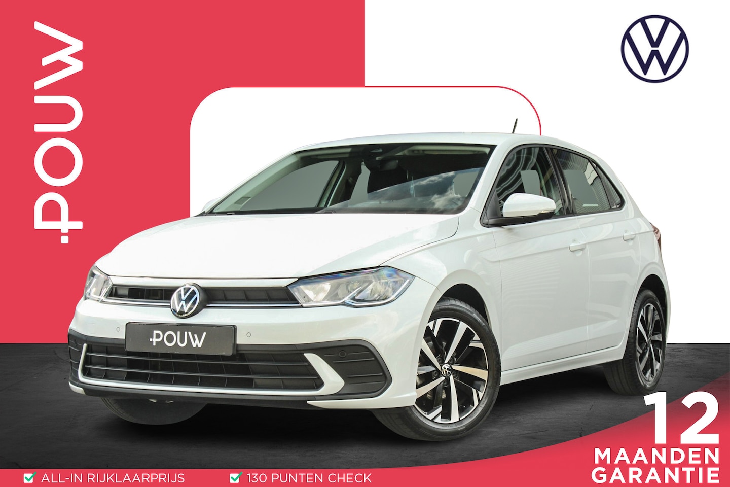 Volkswagen Polo - 1.0 TSI 95pk Life | Carplay & Android Auto | 16" Torsby Velgen - AutoWereld.nl