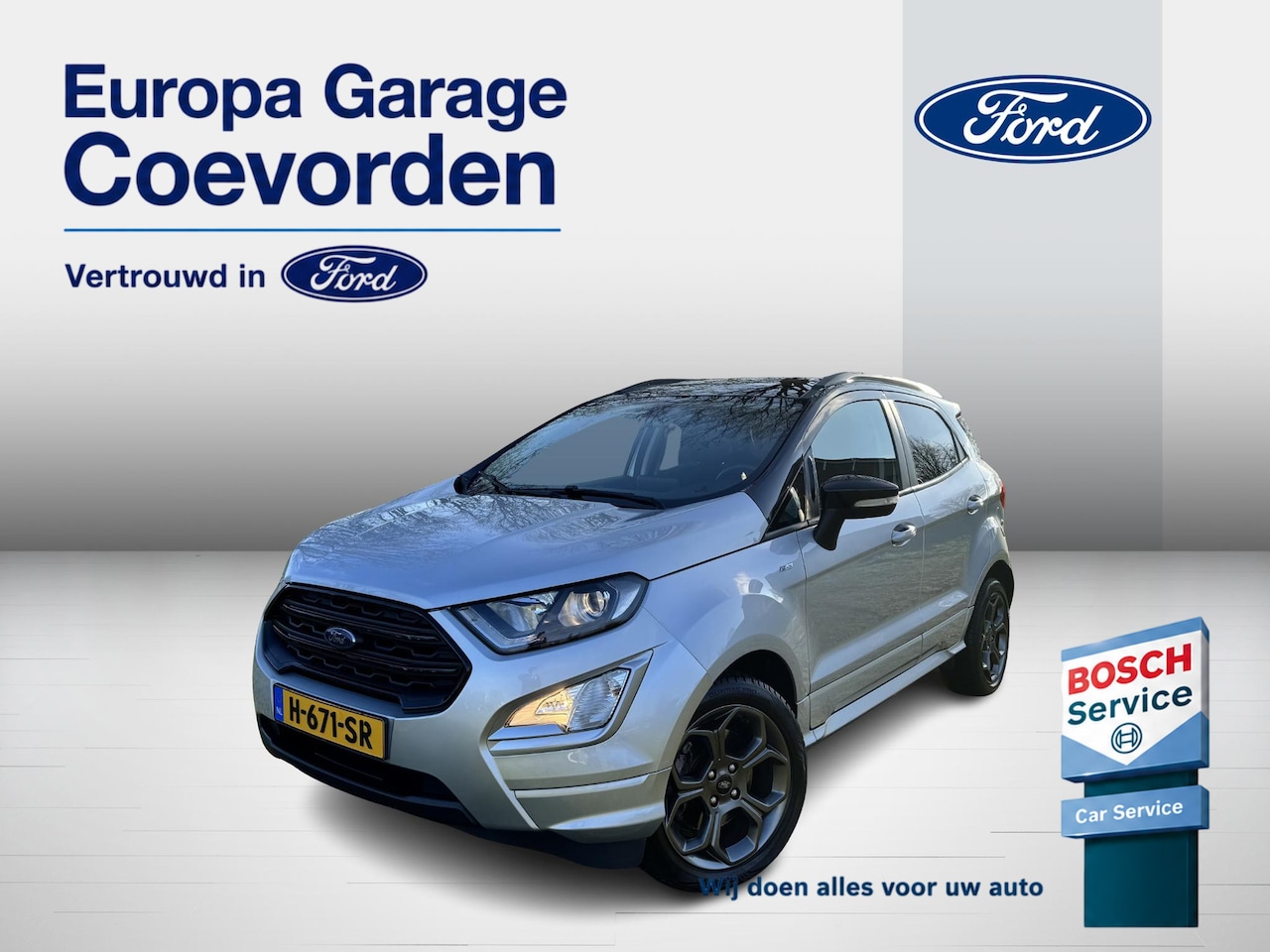 Ford EcoSport - 1.0 EB 125PK ST-Line Black automaat | WINTERPAKKET | CRUISE | NAVI | CLIMA | - AutoWereld.nl