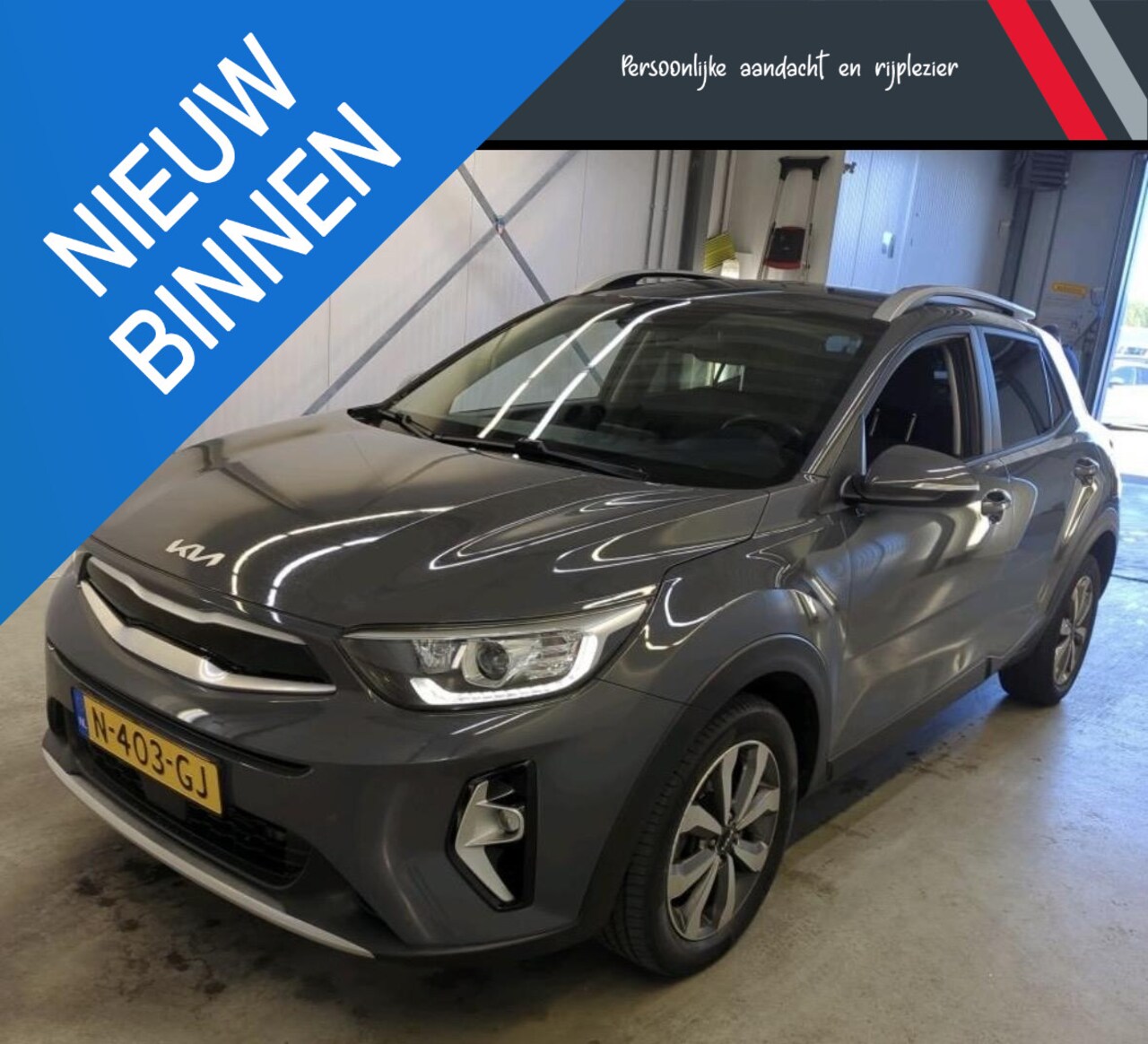 Kia Stonic - 1.0 T-GDi MHEV DynamicPlusLine / 100% Onderhoud - AutoWereld.nl