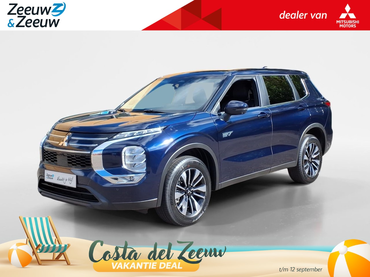 Mitsubishi Outlander - 2.4 PHEV Intense Automaat | Navigatie | Airco/Ecc | Pdc/Camera | 8 jaar Garantie - AutoWereld.nl