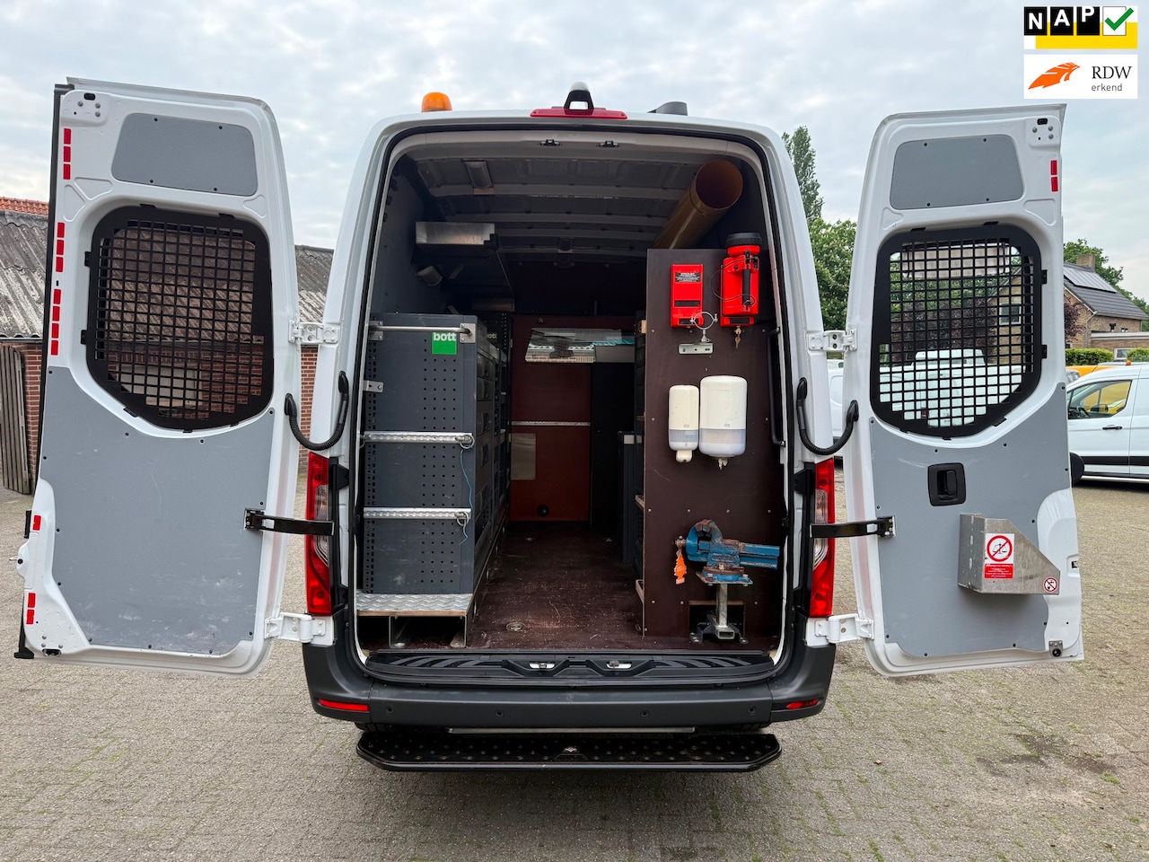 Mercedes-Benz Sprinter - 314 2.2 CDI L2H2 servicewagen bott inrichting 230v omvormer en standkachel - AutoWereld.nl