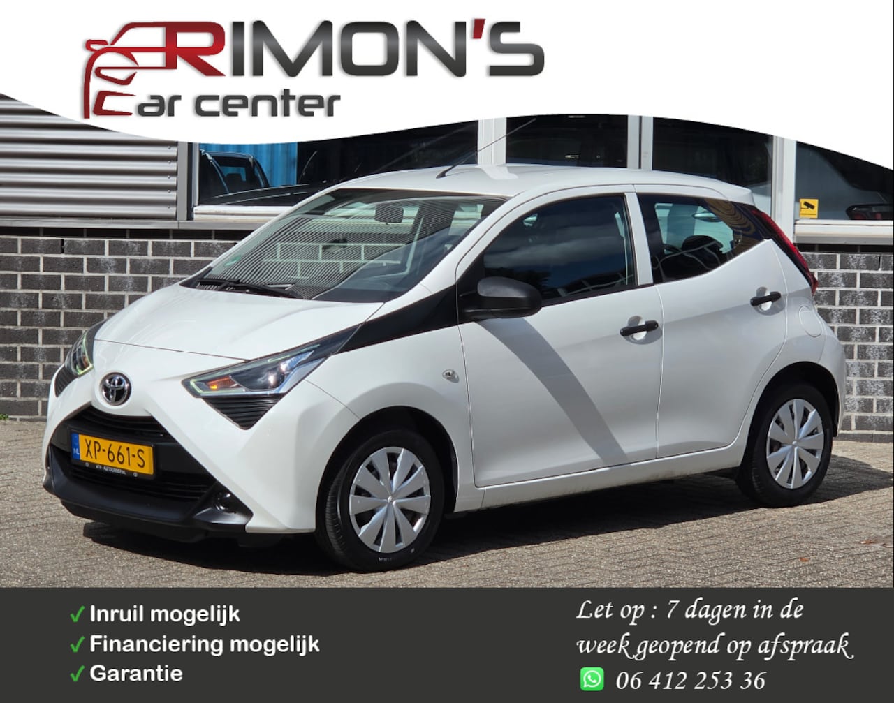 Toyota Aygo - 1.0 VVT-i x-fun 5 Deurs Airco Dealer Onderhouden - AutoWereld.nl
