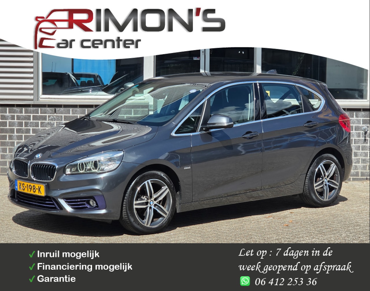 BMW 2-serie Active Tourer - 216i Sport-Line Navi Pdc Led Pakket - AutoWereld.nl