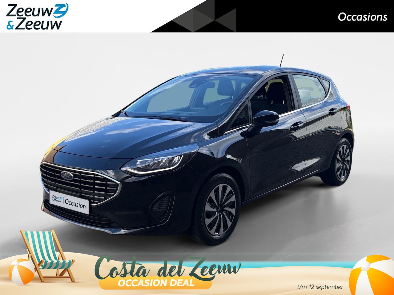 Ford Fiesta - 1.0 EcoBoost Hybrid Titanium | Winter Pakket | Apple Carplay & Android Auto | Parkeersenso - AutoWereld.nl