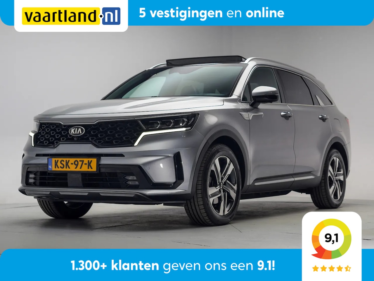 Kia Sorento - 1.6 T-GDI PHEV AWD ExecutiveLine Aut. 7 pers. [ Panoramadak 360Cam Stoelverkoeling Memory - AutoWereld.nl