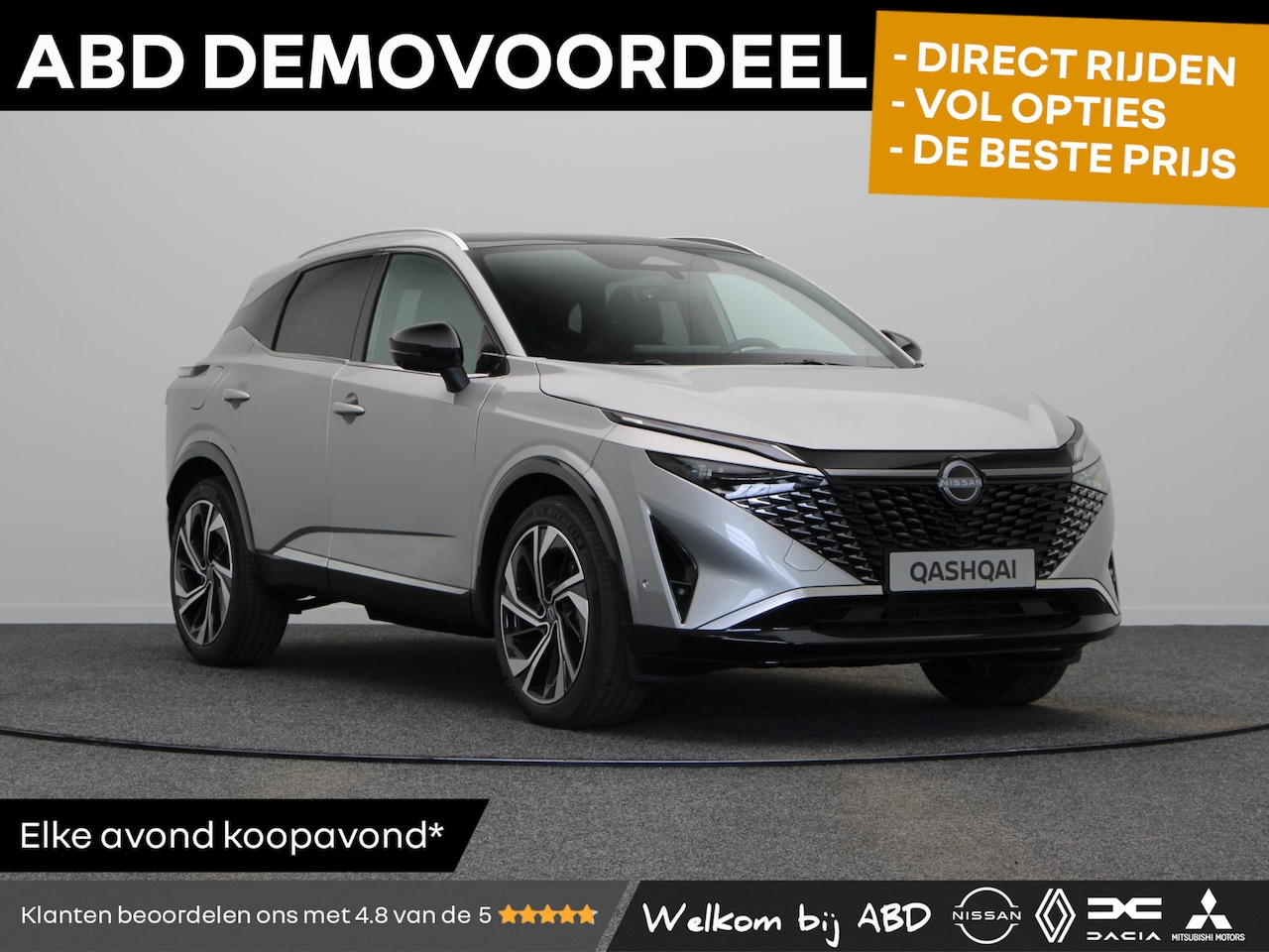 Nissan Qashqai - 1.5 e-Power Tekna Plus | Bose Audio | Panoramadak | Headup Display | Alcantara afwerking | - AutoWereld.nl