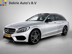 Mercedes-Benz C-klasse Estate - 160 Amg Line / Panoramadak / Nightpakket / Leder / Pdc.+Camera / Airco-ecc. / Cruise-ctr.