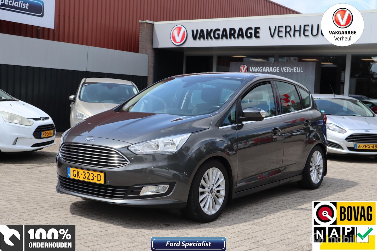 Ford C-Max - 1.0 Titanium|125Pk|Trekhaak|Navi|Boekjes|Nap - AutoWereld.nl