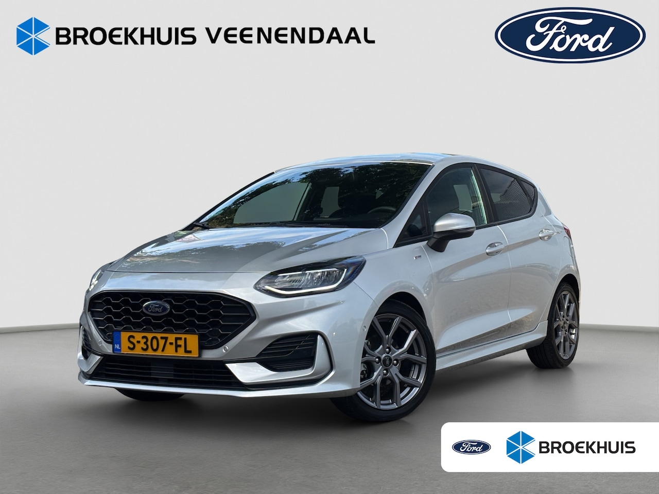 Ford Fiesta - 1.0 Hybrid ST-Line 125pk | Stoelverwarming | Trekhaak | Camera | Cruise Control | B&O Audi - AutoWereld.nl