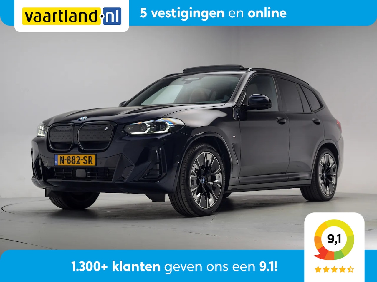 BMW iX3 - M-Sport High Executive 80 kWh [ Panoramadak H/K Adapt.cruise ] - AutoWereld.nl