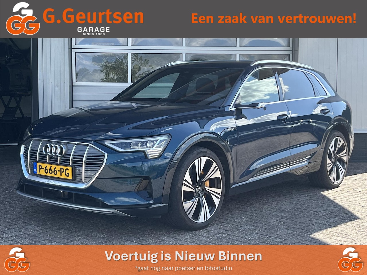 Audi e-tron - e-tron 55 quattro advanced Pro Line Plus 95 kWh Luchtvering, Leder, Memory, 360Camera, B&O - AutoWereld.nl