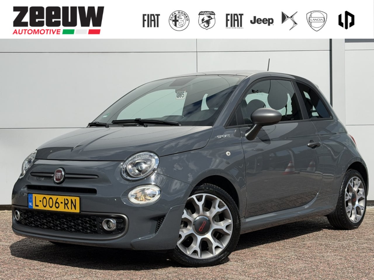 Fiat 500 - 1.0 Hybrid 70 PK Sport | Navi | Carplay | Clima | Cruise | 16" - AutoWereld.nl