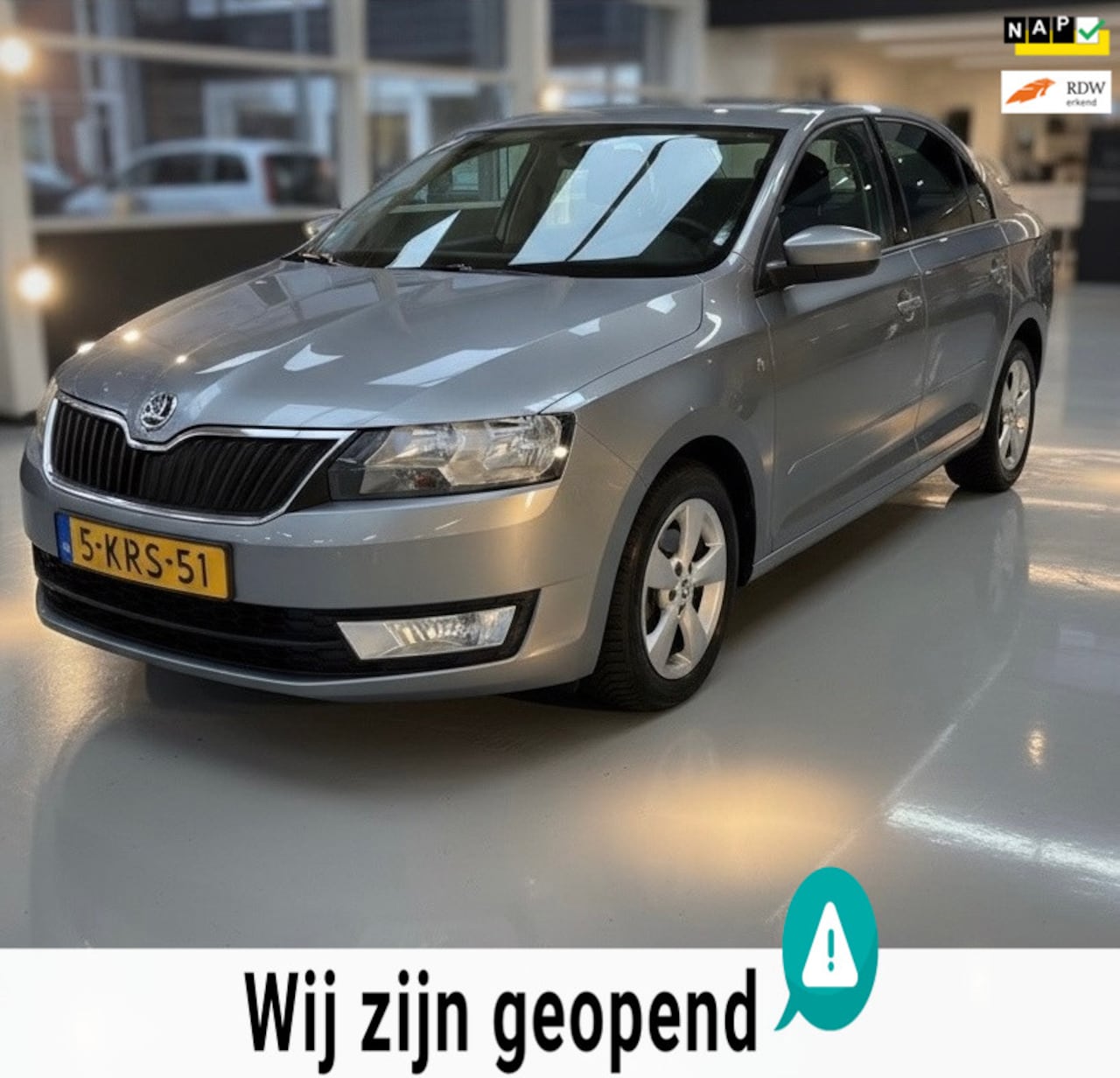 Skoda Rapid - 1.2 TSI Greentech Ambition Businessline Plus 1.2 TSI Greentech Ambition Businessline Plus-nette auto - AutoWereld.nl