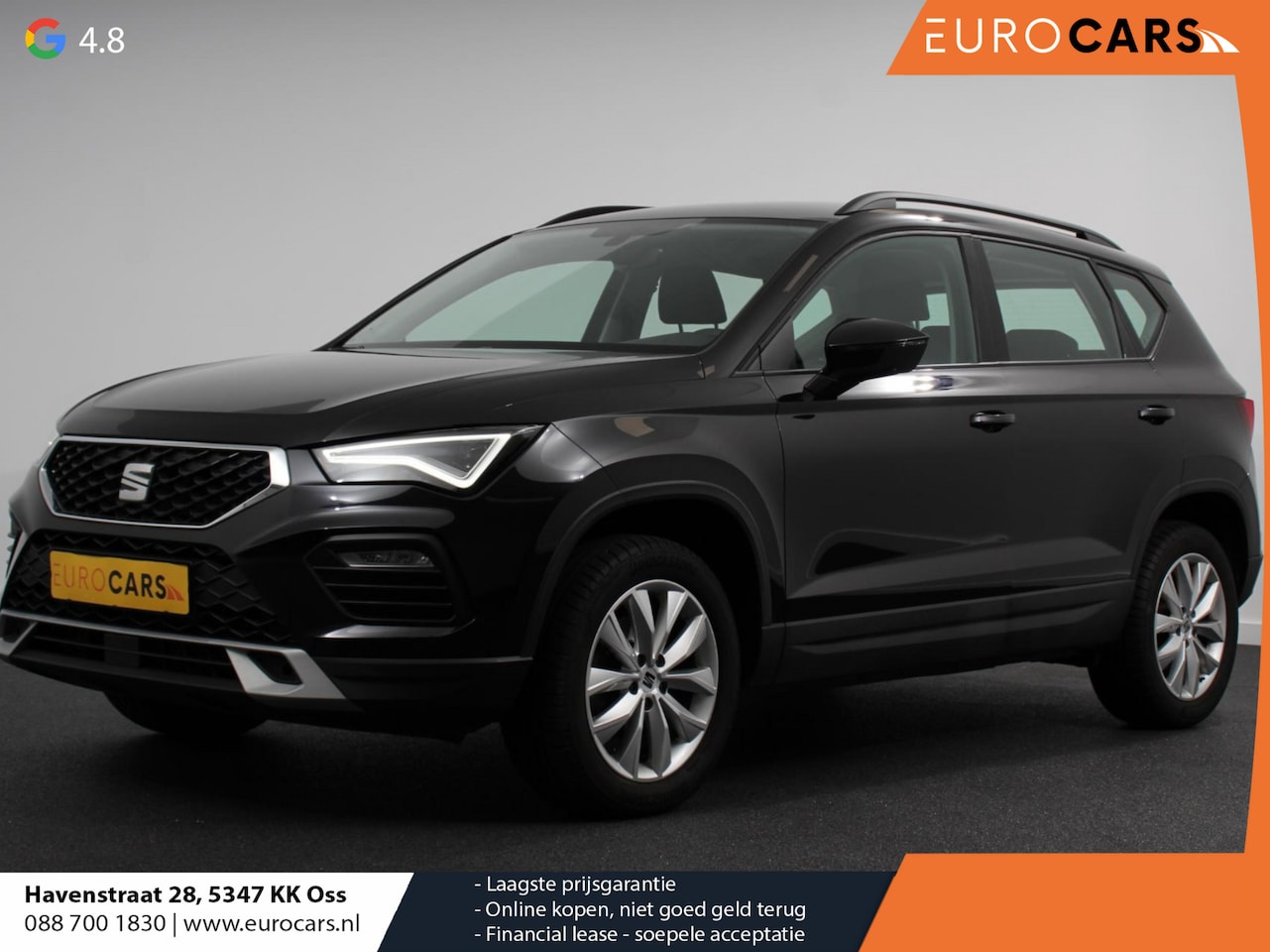 SEAT Ateca - 1.5 TSI DSG Style Nieuw type Climate Control Parkeer sensoren Cruise control DAB Led Licht - AutoWereld.nl