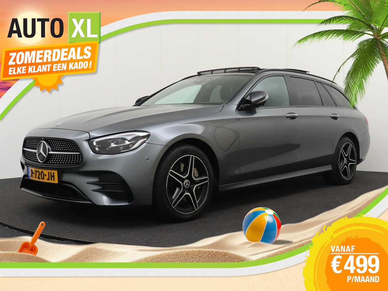 Mercedes-Benz E-klasse Estate - 300e AMG Night-Pack Pano-dak Memory Burmester - AutoWereld.nl