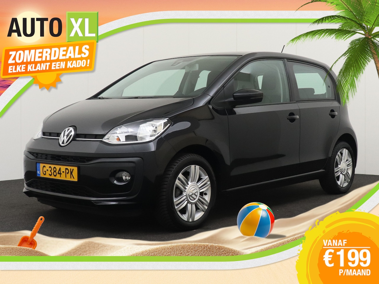 Volkswagen Up! - 1.0 5-Drs High UP! Sport Climate Stoelverw Sportstoel 15'LMV # - AutoWereld.nl