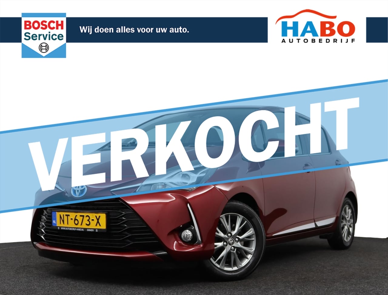 Toyota Yaris - 1.5 HYBRID EXECUTIVE CVT AUTOMAAT ECC/CRUISE/NAV/CAMERA/KEYLESS.ENTRY/REGEN.SENS/LMV/70.00 - AutoWereld.nl