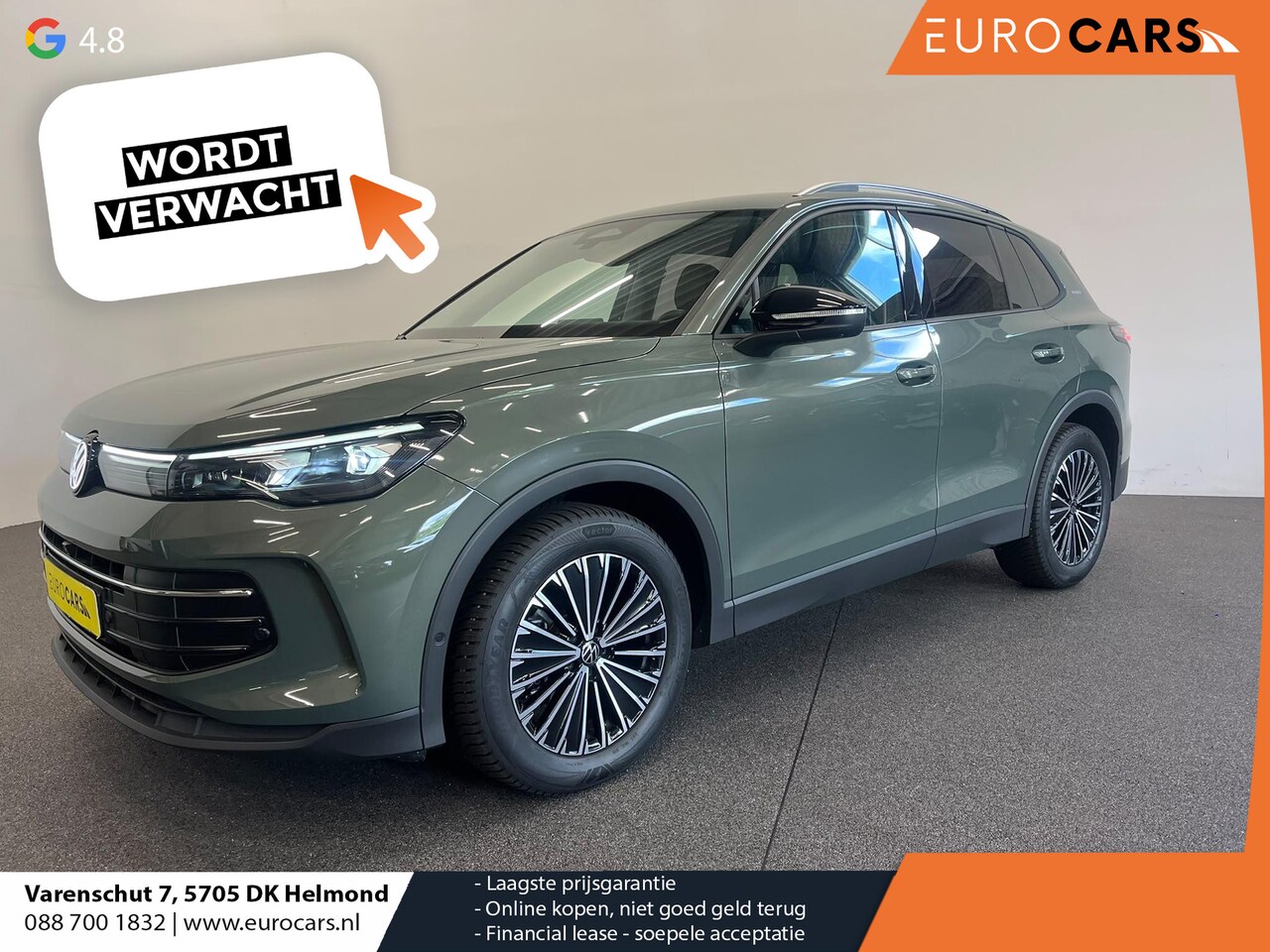 Volkswagen Tiguan - 1.5 eTSI Life Edition Airco ECC Navi Carplay Trekhaak PDC +360 Camera 18" LM Velgen IQ-LED - AutoWereld.nl