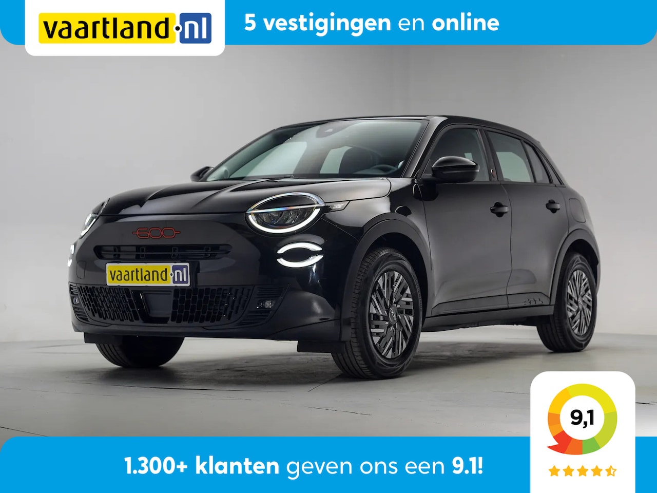 Fiat 600e - Red 54 kWh [ Clima / ECC Camera Apple / Android Cruise ] - AutoWereld.nl