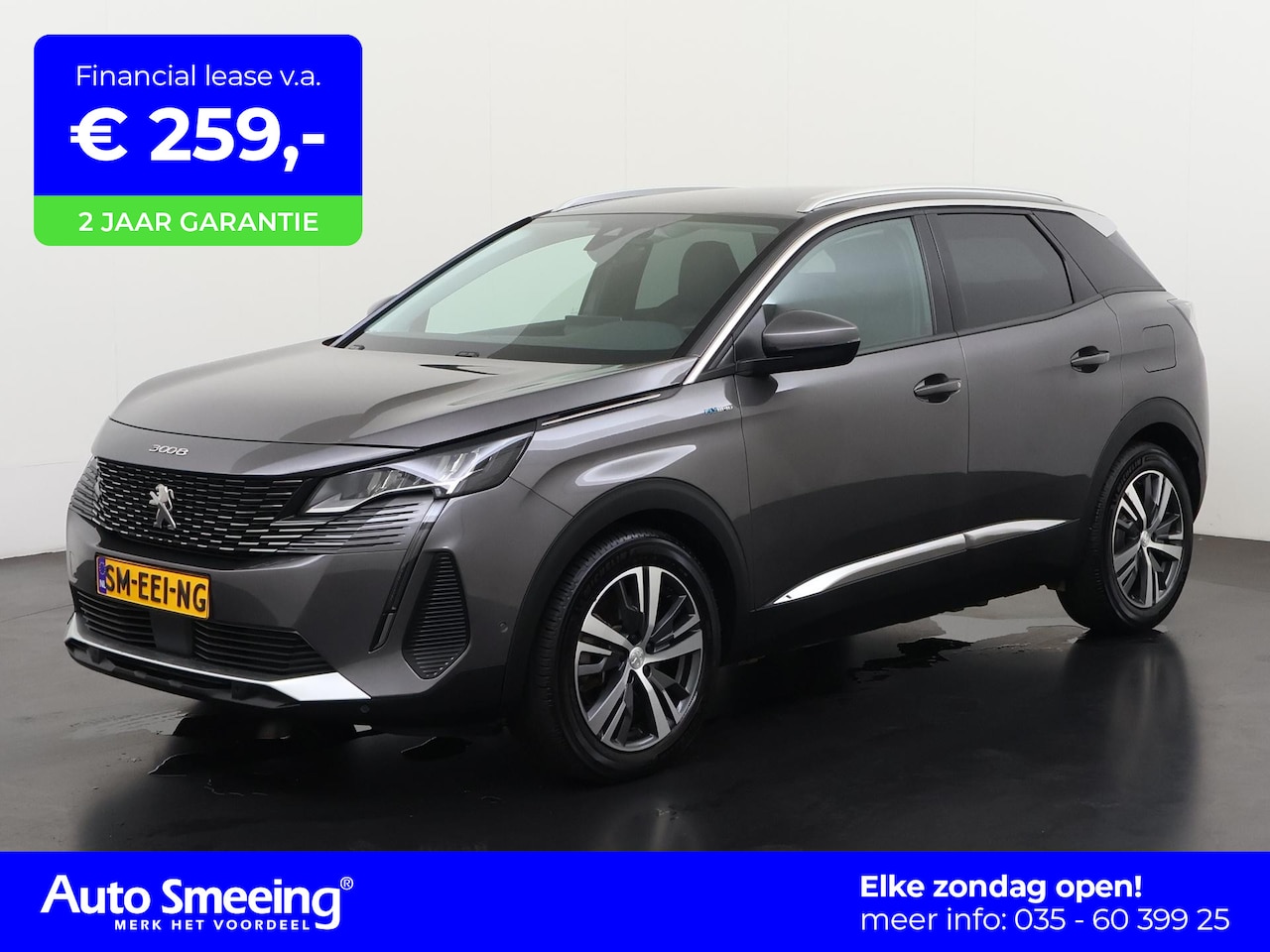 Peugeot 3008 - 1.6 HYbrid 225 Allure Pack | Camera | Dodehoek detectie | Carplay | Zondag Open! - AutoWereld.nl