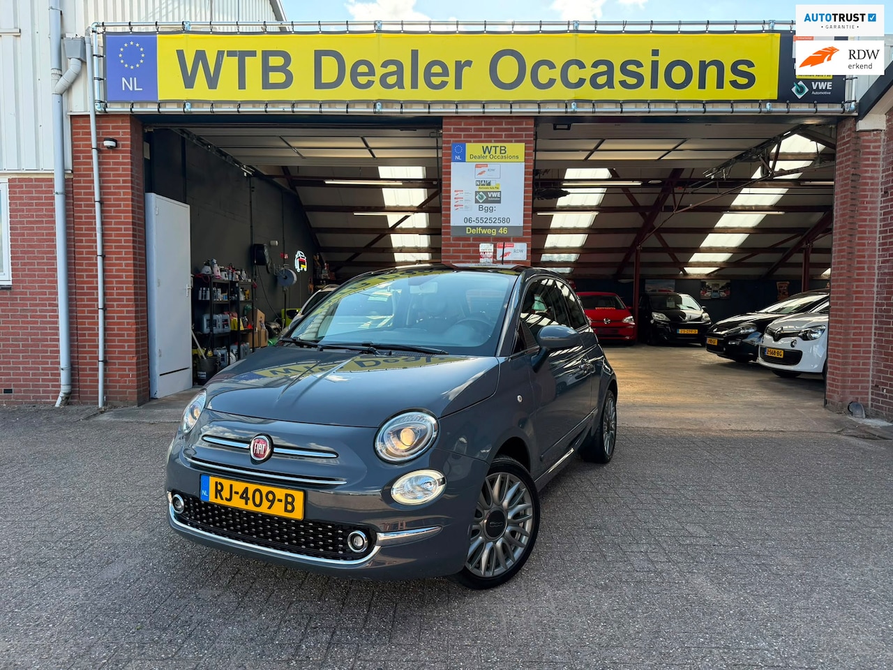 Fiat 500 - 1.2 500S 1.2 500 S, Airco, U-Connect, Dealer onderh., ASR - AutoWereld.nl