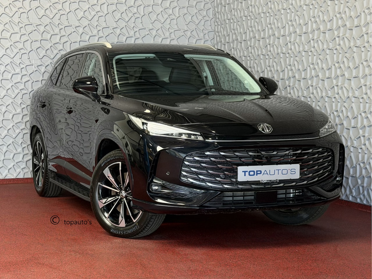 MG MG HS PHEV - 1.5 TGDI LUXURY PHEV PLUG-IN HYBRIDE | LEER | 272PK NIEUWE AUTO | >1.000 KM TOTAAL BEREIK - AutoWereld.nl