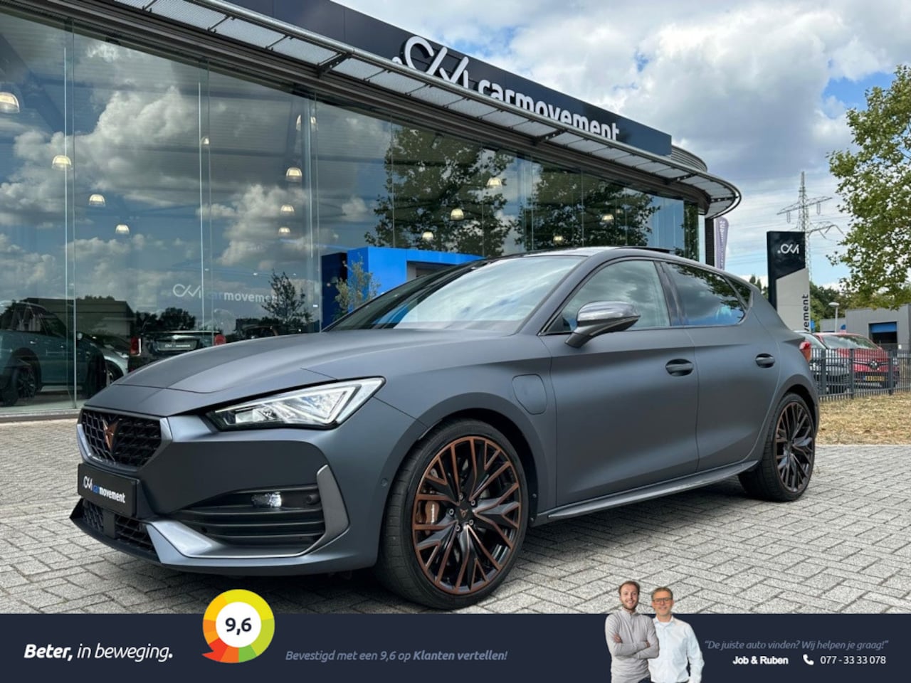 CUPRA Leon - 1.4 VZ E-HYB Copper Edition I Matt Gray I Pano I Navi I Ambiente I Apple I Led I Voll - AutoWereld.nl