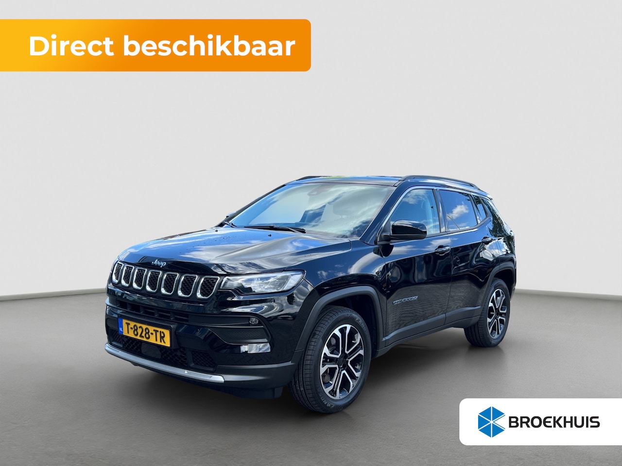 Jeep Compass - 4xe 240 Plug-in Hybrid Electric Limited Elektrische achterklep | Full map navigatie | Came - AutoWereld.nl